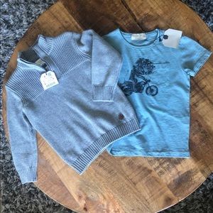 Zara sweater & shirt NWT